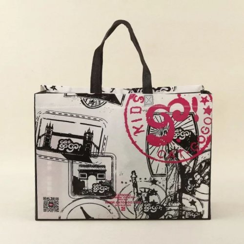 批發(fā)定制印花無(wú)紡布編織袋