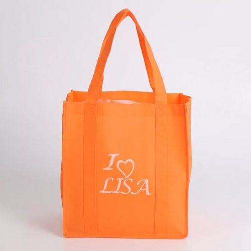 印花無紡布手提袋，無紡布購物袋工廠包裝及交付