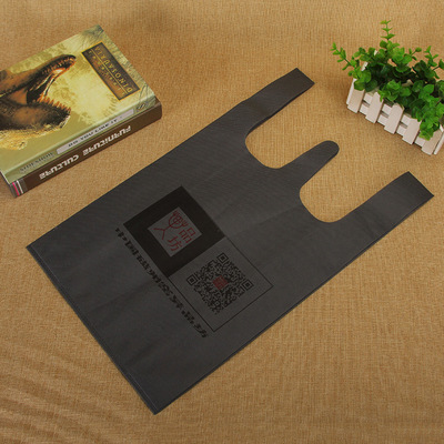 廠家直銷無紡布背心袋 超市購物袋環保袋 全新A級環保材料購物袋