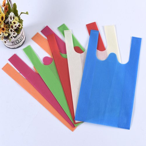 環保袋無紡布超市菜場背心袋購物手提袋